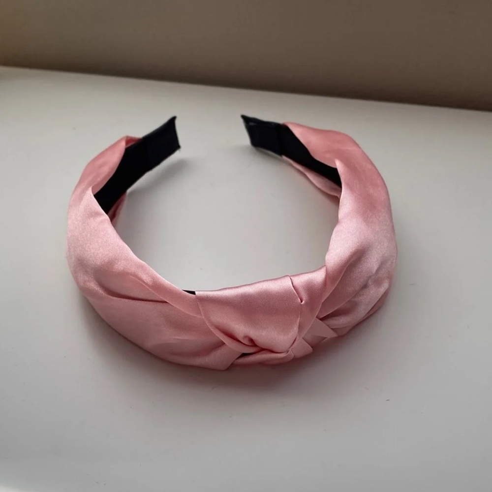 Light Pink Satin Headband